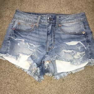 American Eagle hi rise shorts